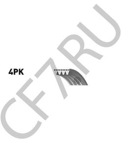 SMD186125 HAVAL Ремень 4РК985 в городе Екатеринбург